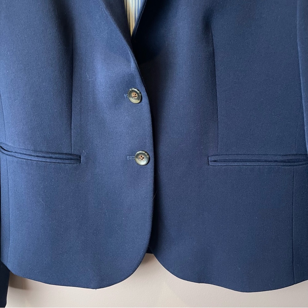 J Crew Navy Blue Blazer 2020 K2899 - Size M - Picture 3 of 12